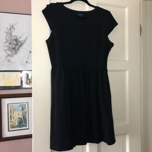 LAST CALL: comfy Madewell black knit dress